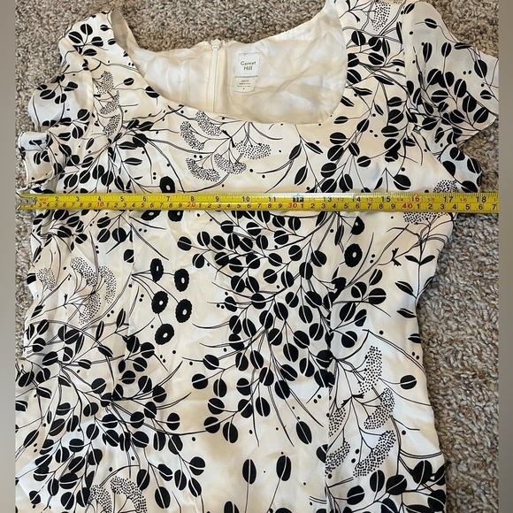 Garnet Hill 100% Silk Dress Size 6 - Picture 4 of 8